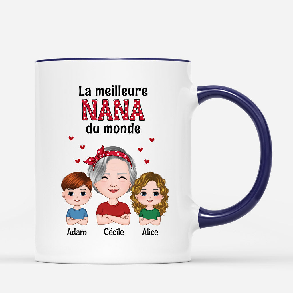 La Meilleure Mamie Maman Du Monde - Cadeau Personnalise Mug pour Mamie Maman La Meilleure Mamie Maman Du Monde - Cadeau Personnalise Mug pour Mamie Maman