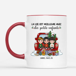 La Vie Est Meilleure – Cadeau Personnalise Mug Pour Papi Mamie