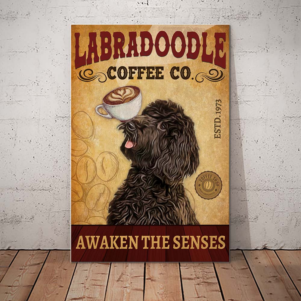 Labradoodle Coffee Company Canvas Labradoodle Coffee Company Canvas