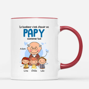 Le Bonheur C_est D_avoir Une Mamie Comme Toi – Cadeau Personnalise  Mug pour Femme