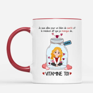 Le Docteur Dit Que Je Manque De Vitamine T – Cadeau Personnalise  Mug pour les amoureux