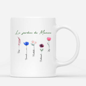 Le Jardin De Mamie Maman – Cadeau Personnalise  Mug Pour Mamie Maman