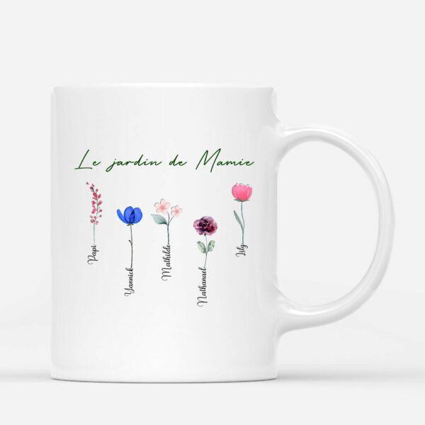 Le Jardin De Mamie Maman – Cadeau Personnalise  Mug Pour Mamie Maman