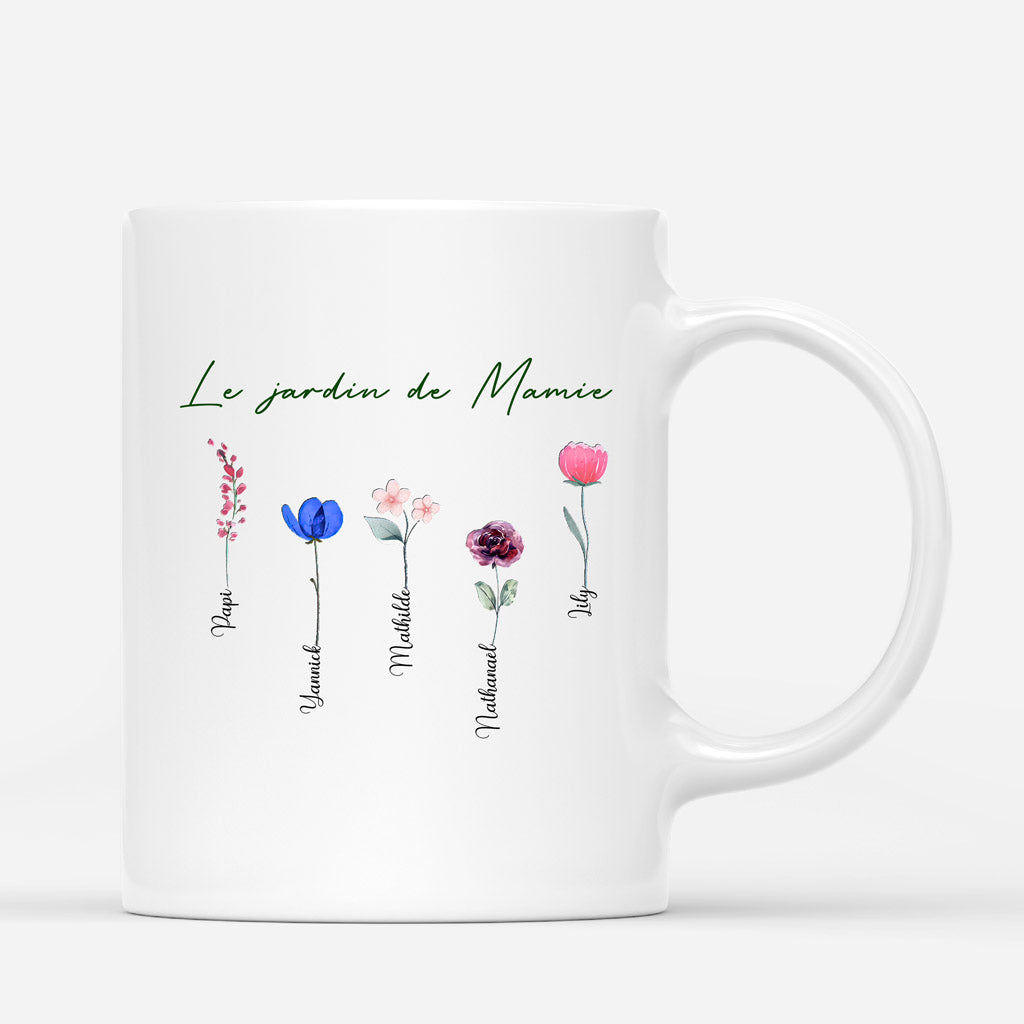 Le Jardin De Mamie Maman - Cadeau Personnalise Mug Pour Mamie Maman Le Jardin De Mamie Maman - Cadeau Personnalise Mug Pour Mamie Maman