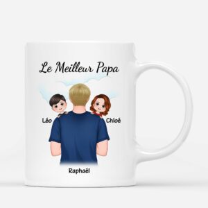 Le Meilleur Papa – Cadeau Personnalise  Mug pour Papa Papi