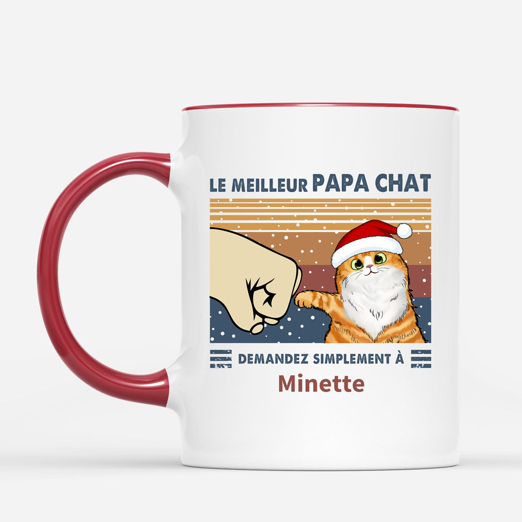Le Meilleur Papa Chat - Cadeau Personnalise Mug pour Amoureux des Chats Le Meilleur Papa Chat - Cadeau Personnalise Mug pour Amoureux des Chats