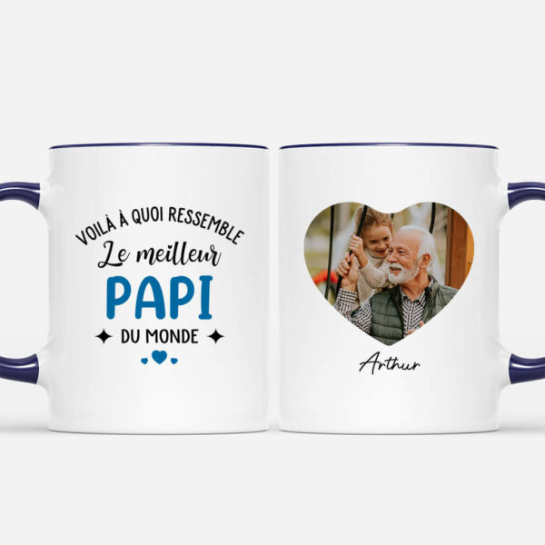 Le Meilleur Papa Ressemble A – Cadeau Personnalise  Mug pour Homme