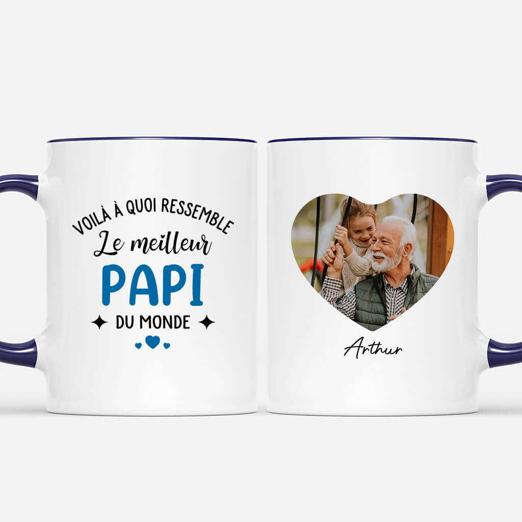 Le Meilleur Papa Ressemble A - Cadeau Personnalise Mug pour Homme Le Meilleur Papa Ressemble A - Cadeau Personnalise Mug pour Homme