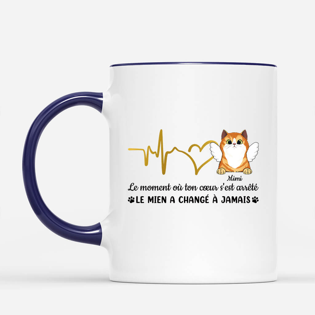 Le Moment Ou Votre Coeur S_est Arrete Chat - Cadeau Personalise Mug pour Amoureux des Chats Le Moment Ou Votre Coeur S_est Arrete Chat - Cadeau Personalise Mug pour Amoureux des Chats