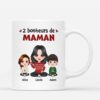 Les Bonheurs De Maman Mamie – Cadeau Personnalise  Mug pour Maman Mamie