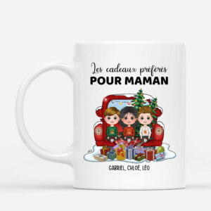 Les Cadeaux Preferes – Cadeau Personnalise  Mug pour Papi Mamie Papa Maman