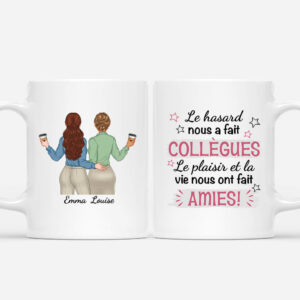 Les Chances Nous Ont Fait Collegues – Cadeau Personnalises  Mug Pour les collegues
