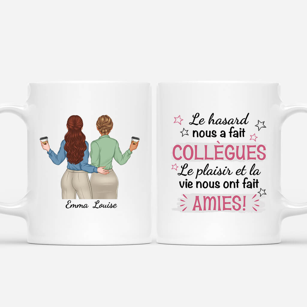 Les Chances Nous Ont Fait Collegues - Cadeau Personnalises Mug Pour les collegues Les Chances Nous Ont Fait Collegues - Cadeau Personnalises Mug Pour les collegues