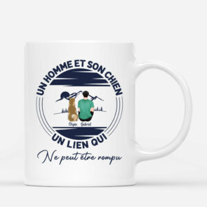 Lien qui ne peut etre rompu – Cadeau Personnalise  Mug Pour Amoureux des chiens
