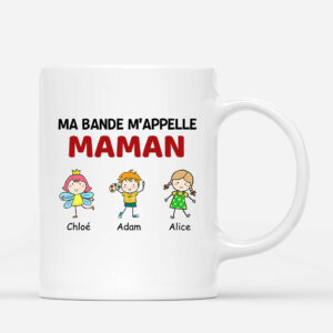 Ma Bande M_Appelle Maman Mamie – Cadeau Personnalise  Mug pour Maman Mamie
