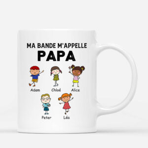 Ma Bande M_Appelle Papa Papy – Cadeau Personnalise  Mug pour Papa Papy