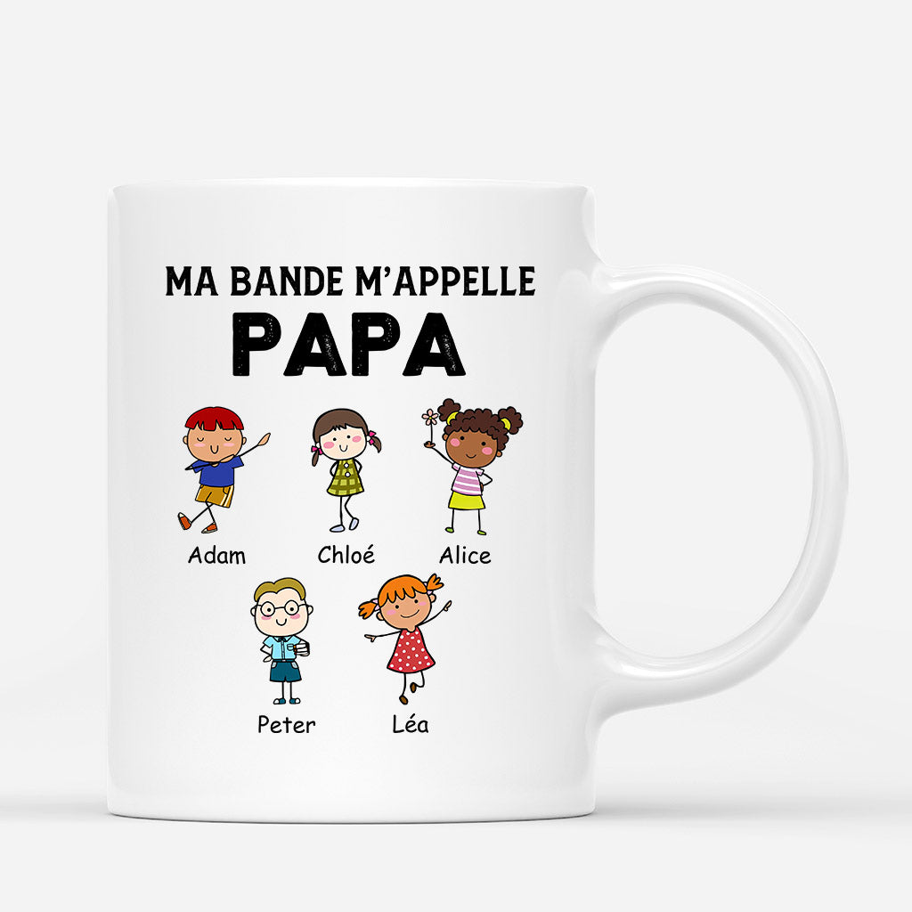 Ma Bande M_Appelle Papa Papy - Cadeau Personnalise Mug pour Papa Papy Ma Bande M_Appelle Papa Papy - Cadeau Personnalise Mug pour Papa Papy