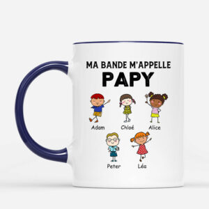 Ma Bande M_Appelle Papa Papy – Cadeau Personnalise  Mug pour Papa Papy