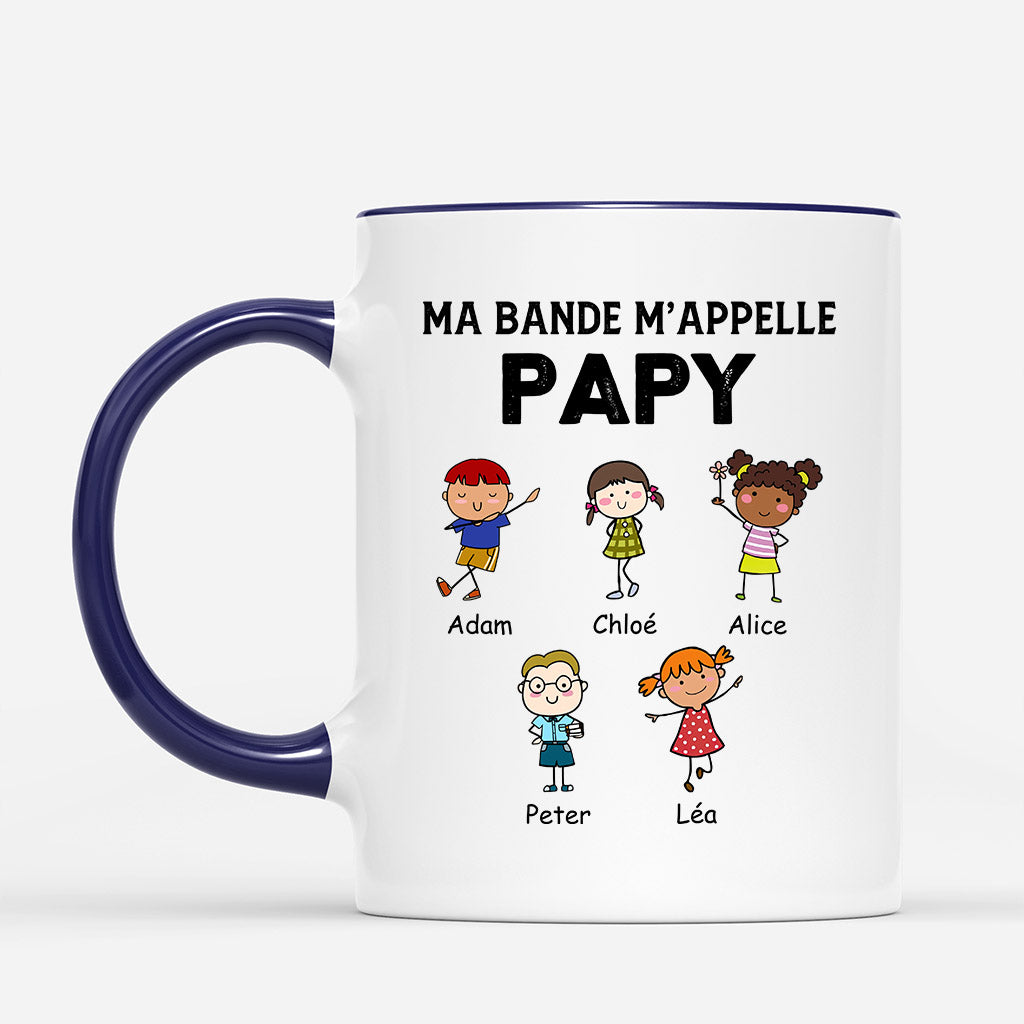Ma Bande M_Appelle Papa Papy - Cadeau Personnalise Mug pour Papa Papy Ma Bande M_Appelle Papa Papy - Cadeau Personnalise Mug pour Papa Papy