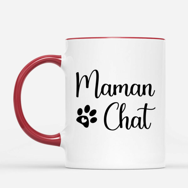 Maman Chat – Cadeau Personnalise  Mug pour Amoureux des Chats Noel