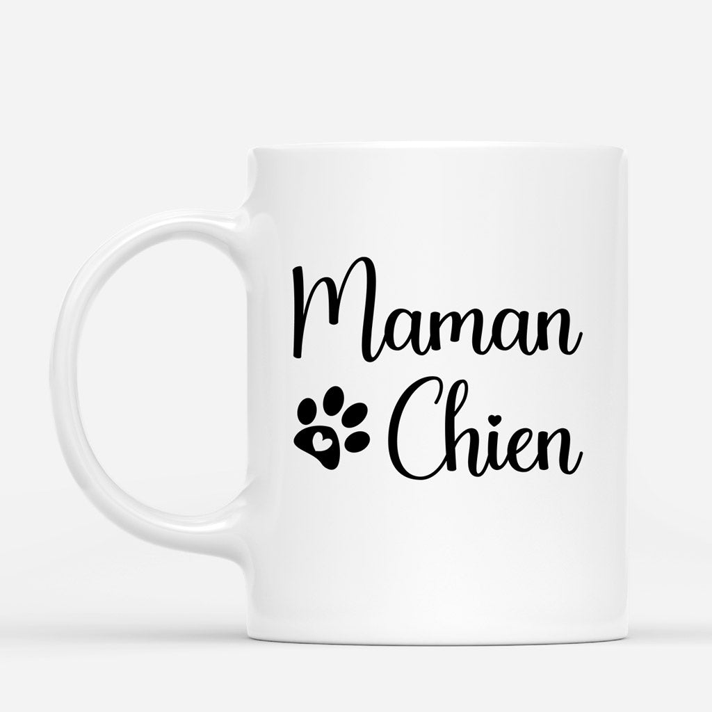 Maman Chien - Cadeau Personnalise Mug pour Amoureux des Chiens Noel Maman Chien - Cadeau Personnalise Mug pour Amoureux des Chiens Noel