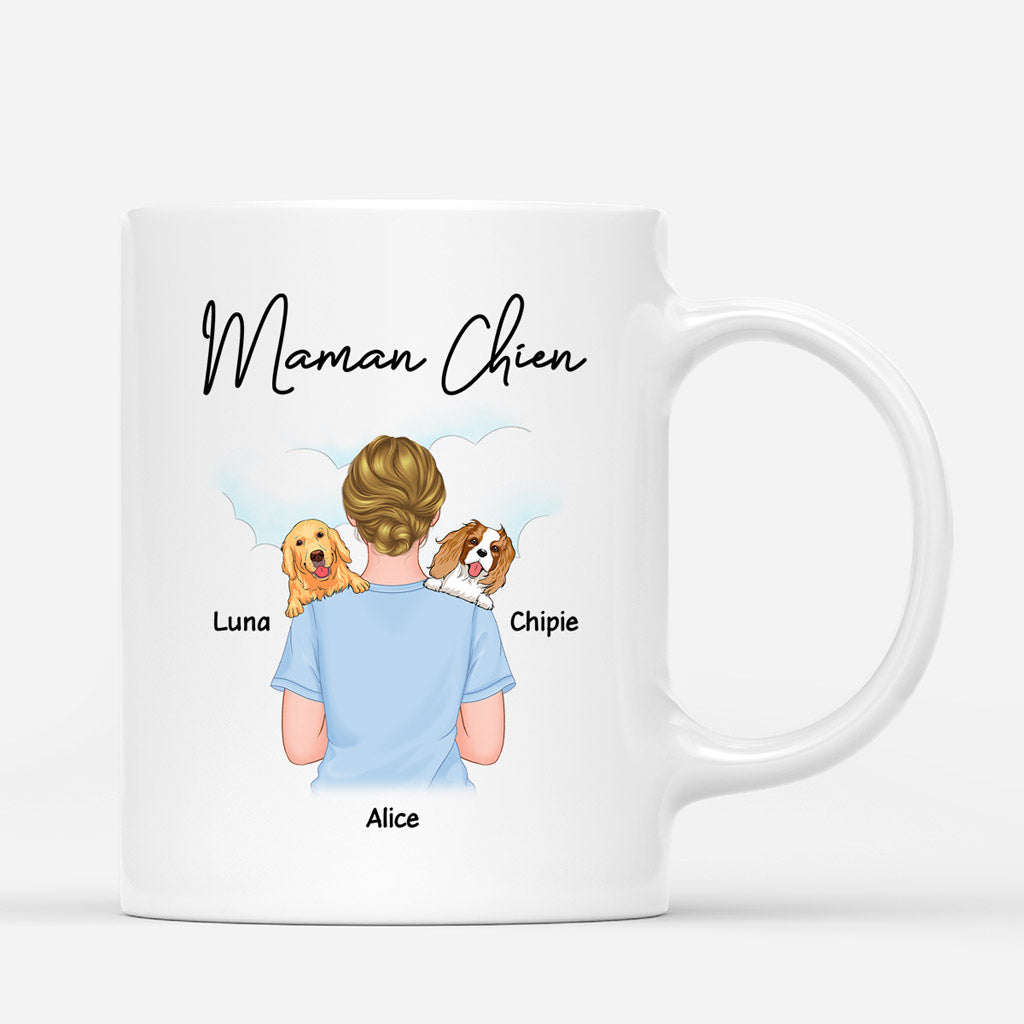 Maman Chien - Cadeau Personnalise T-shirt pour Amoureux Des Chiens Maman Chien - Cadeau Personnalise T-shirt pour Amoureux Des Chiens