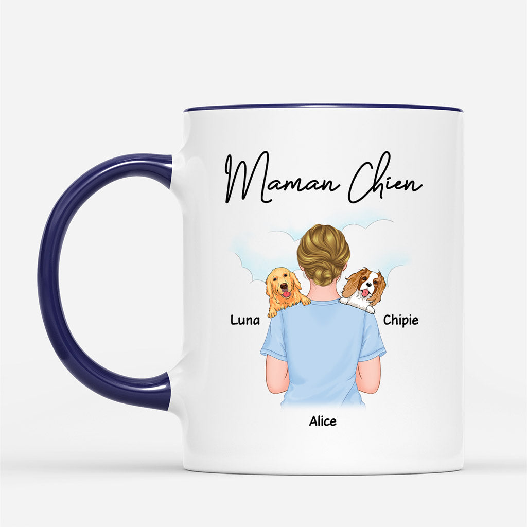 Maman Chien - Cadeau Personnalise T-shirt pour Amoureux Des Chiens Maman Chien - Cadeau Personnalise T-shirt pour Amoureux Des Chiens