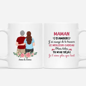 Maman D_amour – Cadeau Personnalise  Mug Pour Femme