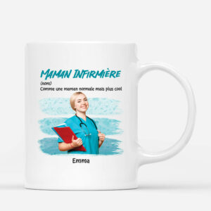 Maman Infirmiere Comme Maman Normale Mais Plus Cool – Cadeau Personnalise  Mug pour Femme