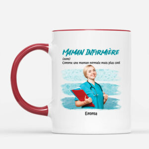 Maman Infirmiere Comme Maman Normale Mais Plus Cool – Cadeau Personnalise  Mug pour Femme