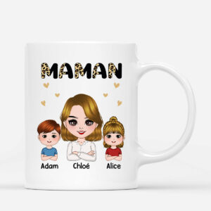 Maman Mamie – Cadeau Personnalise  Mug pour Mamie Maman