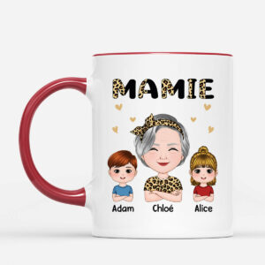 Maman Mamie – Cadeau Personnalise  Mug pour Mamie Maman