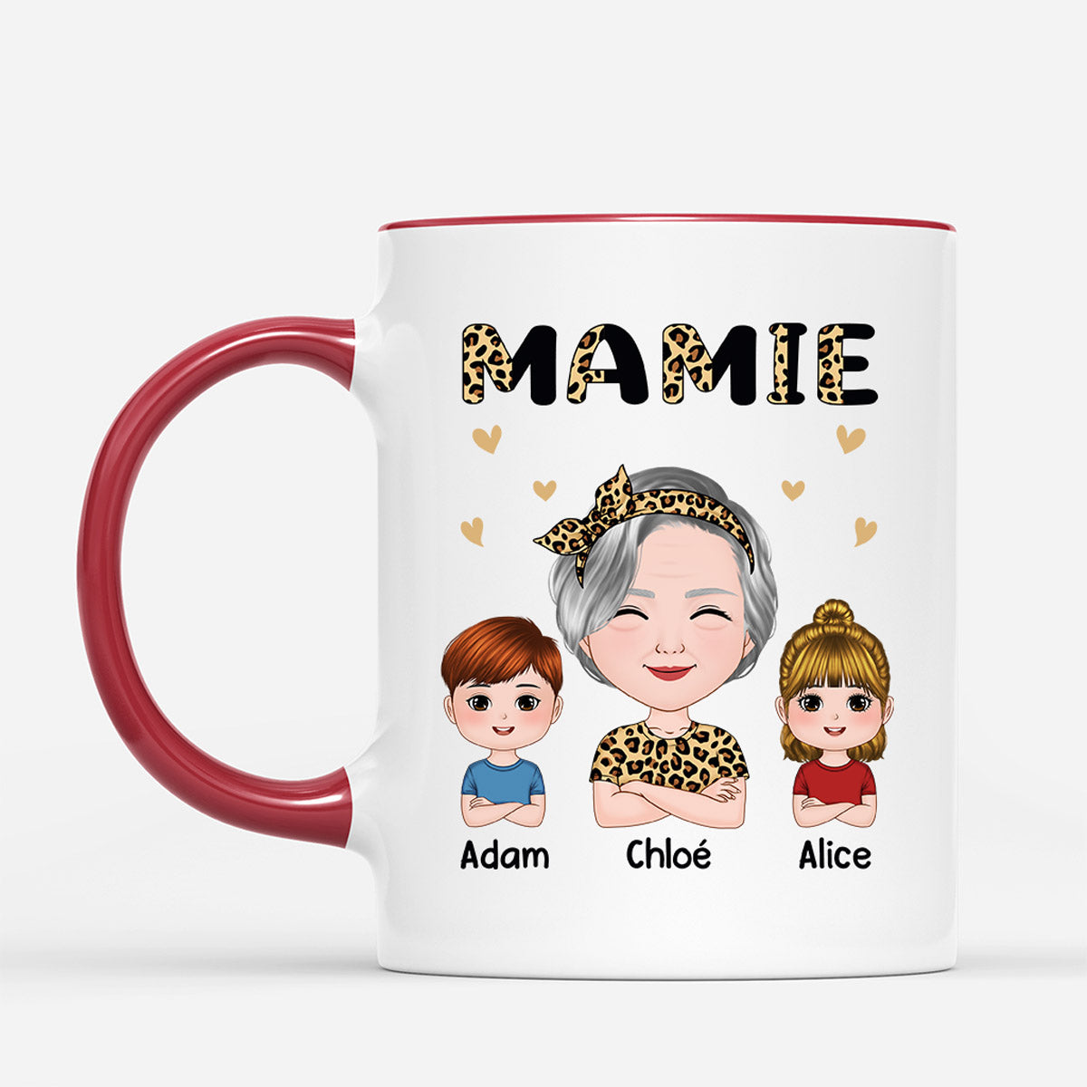 Maman Mamie - Cadeau Personnalise Mug pour Mamie Maman Maman Mamie - Cadeau Personnalise Mug pour Mamie Maman