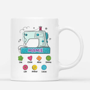 Maman Mamie Couture – Cadeau Personnalise  Mug Pour Femme
