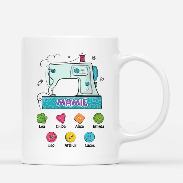 Maman Mamie Couture – Cadeau Personnalise  Mug Pour Femme