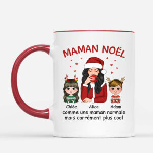 Maman Noel – Cadeau Personnalise  Mug pour Noel