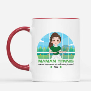Maman Tennis – Cadeau Personnalise  Mug pour Femme