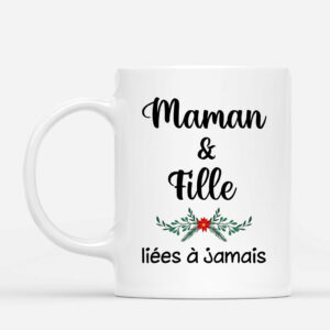 Maman et Fille Cadeau Personnalise Mug pour Maman 3