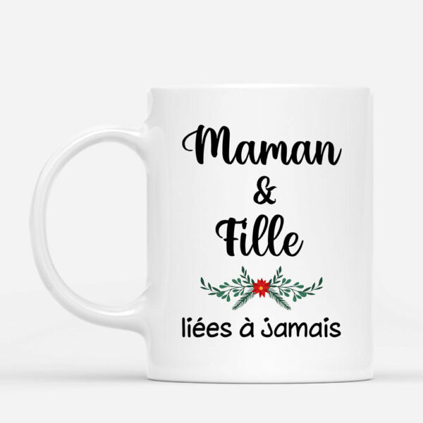 Maman et Fille – Cadeau Personnalise  Mug pour Maman