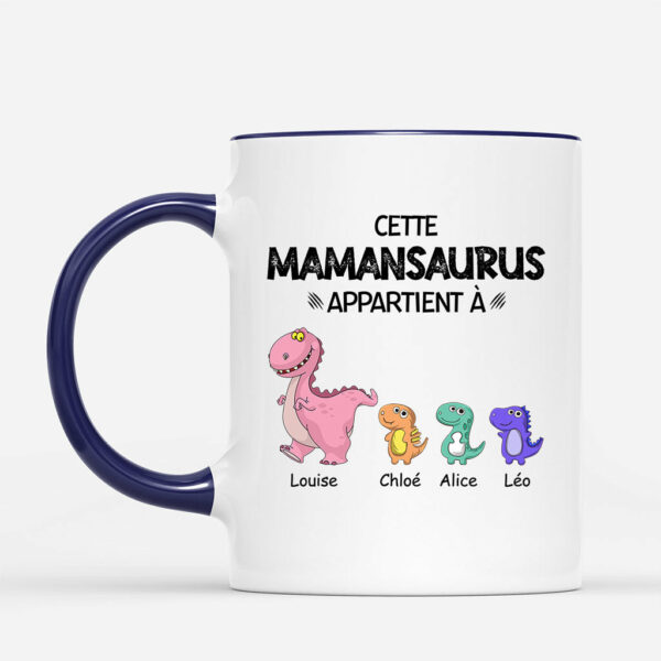 Mamiesaurus Mamansaurus – Cadeau Personnalise  Mug pour Maman Mamie