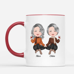 Meilleure Amie Alcoolique – Cadeau Personnalise  Mug pour Meilleure Amie