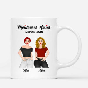 Meilleures Amies – Cadeau Personnalise  Mug pour Meilleures Amies