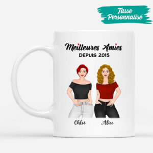 Meilleures Amies – Cadeau Personnalise  Mug pour Meilleures Amies