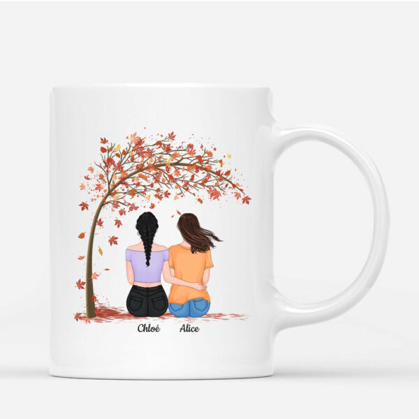 Meilleures Amies Pour Toujours – Cadeau Personnalise  Mug pour Meilleures Amies