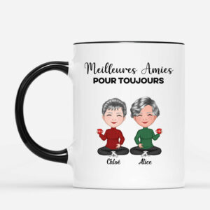 Meilleures Amies Pour Toujours – Cadeau Personnalise  Mug pour Meilleures Amies Noel