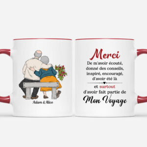 Merci D_Avoir Fait Partie De Mon Voyage – Cadeau Personnalise  Mug pour Couple