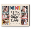 Mimi We Love You Custom Photo Canvas Print, Photo Gift For Mimi, Personalized Grandma Mimi Gifts – Best Personalized Gifts For Everyone