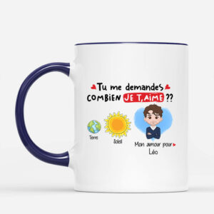 Mon Amour Pour Toi Est Plus Grand Que Le Soleil – Cadeau Personnalise  Mug pour les amureux