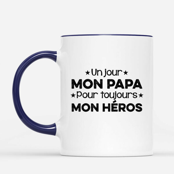 Mon Heros – Cadeau Personnalise  Mug pour Papa Papi