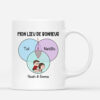 Mon Lieu De Bonheur – Cadeau Personnalise  Mug pour Couple